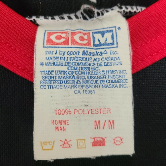 Ottawa Senators NHL 1992-93 CCM Jersey (M) - Picture 9 of 9